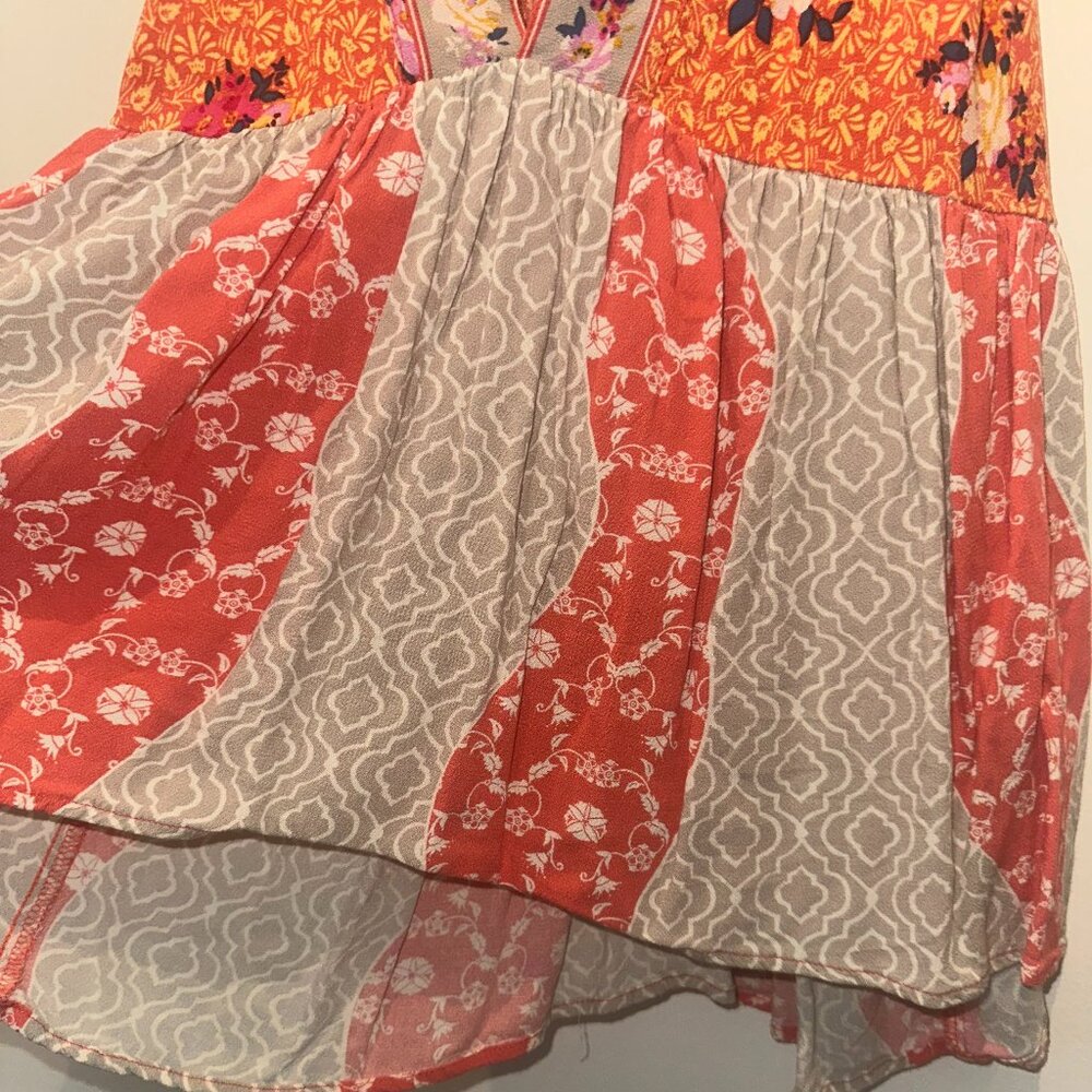 Boho Patchwork Sleeveless Tunic Top - image 3